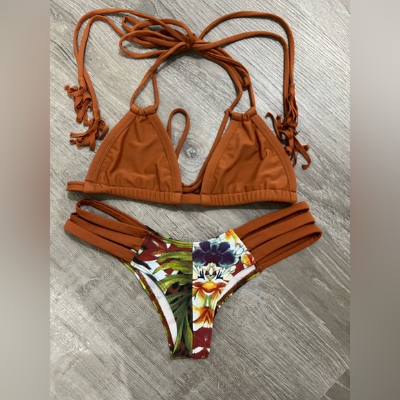Montce Swim Monte Swim Bikini Set Safari And Terrocotta Poshmark